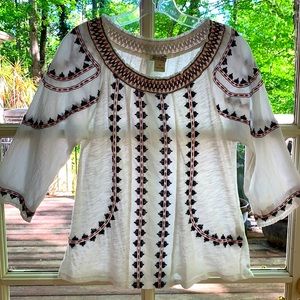 Lucky Brand Peasant Blouse...Mint!